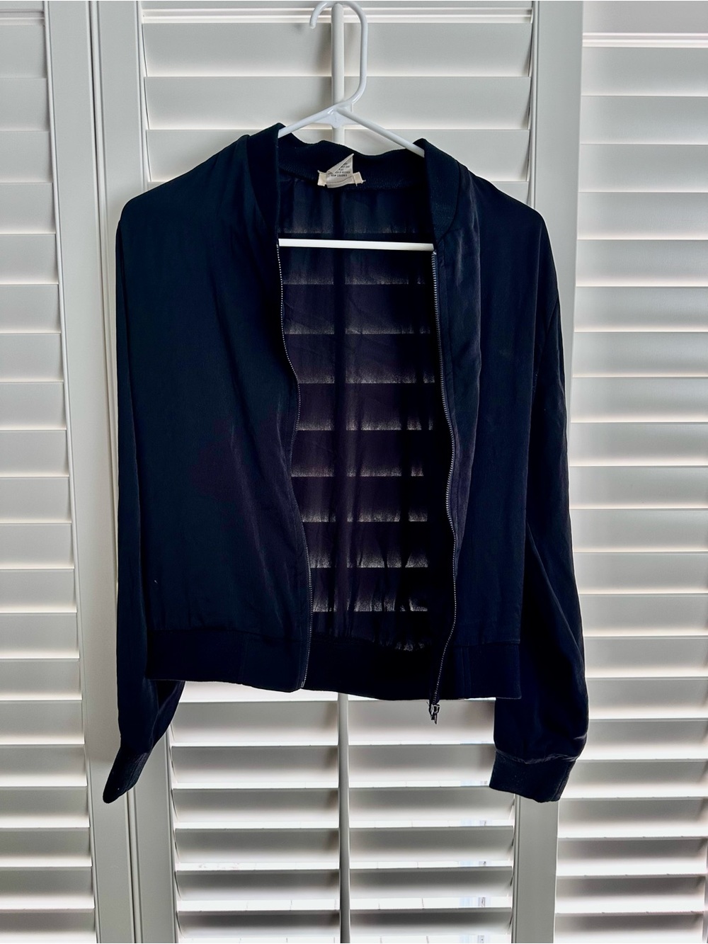 Women's Black Bomber Jacket - Unbranded